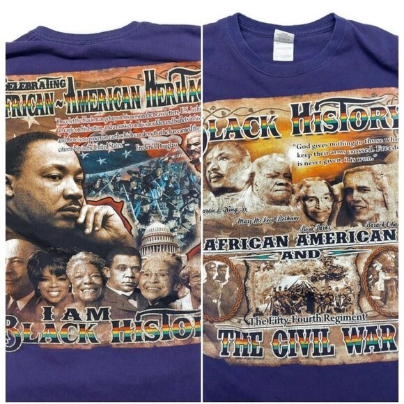 Gildan Other - Black History Mens 2XL African American Heritage T Gildan Shirt Short Sleeve Tee